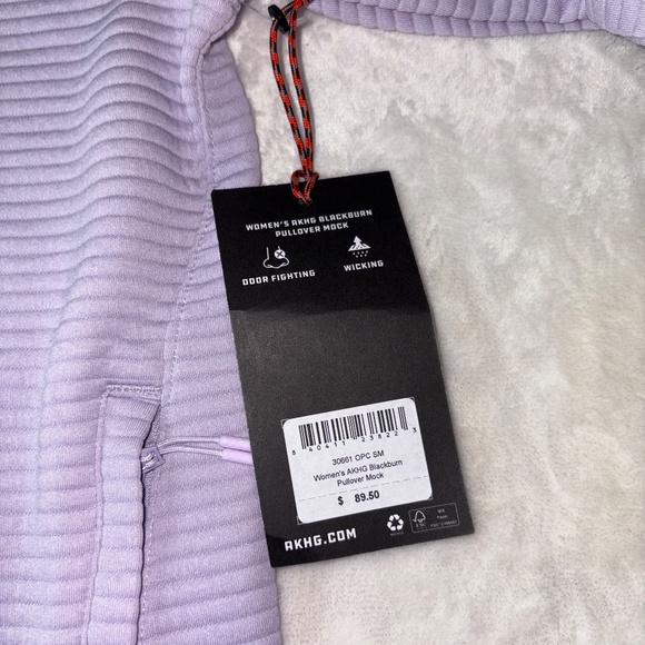 Alaskan Hardgear Blackburn Mock Pullover Sweatshirt Womens Size 5 Violet Duluth - Picture 5 of 10